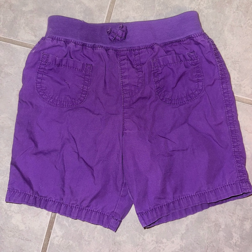 2T purple shorts